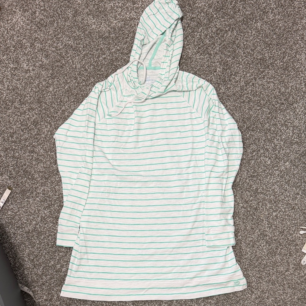Southern Tide Striped Hooded Pullover